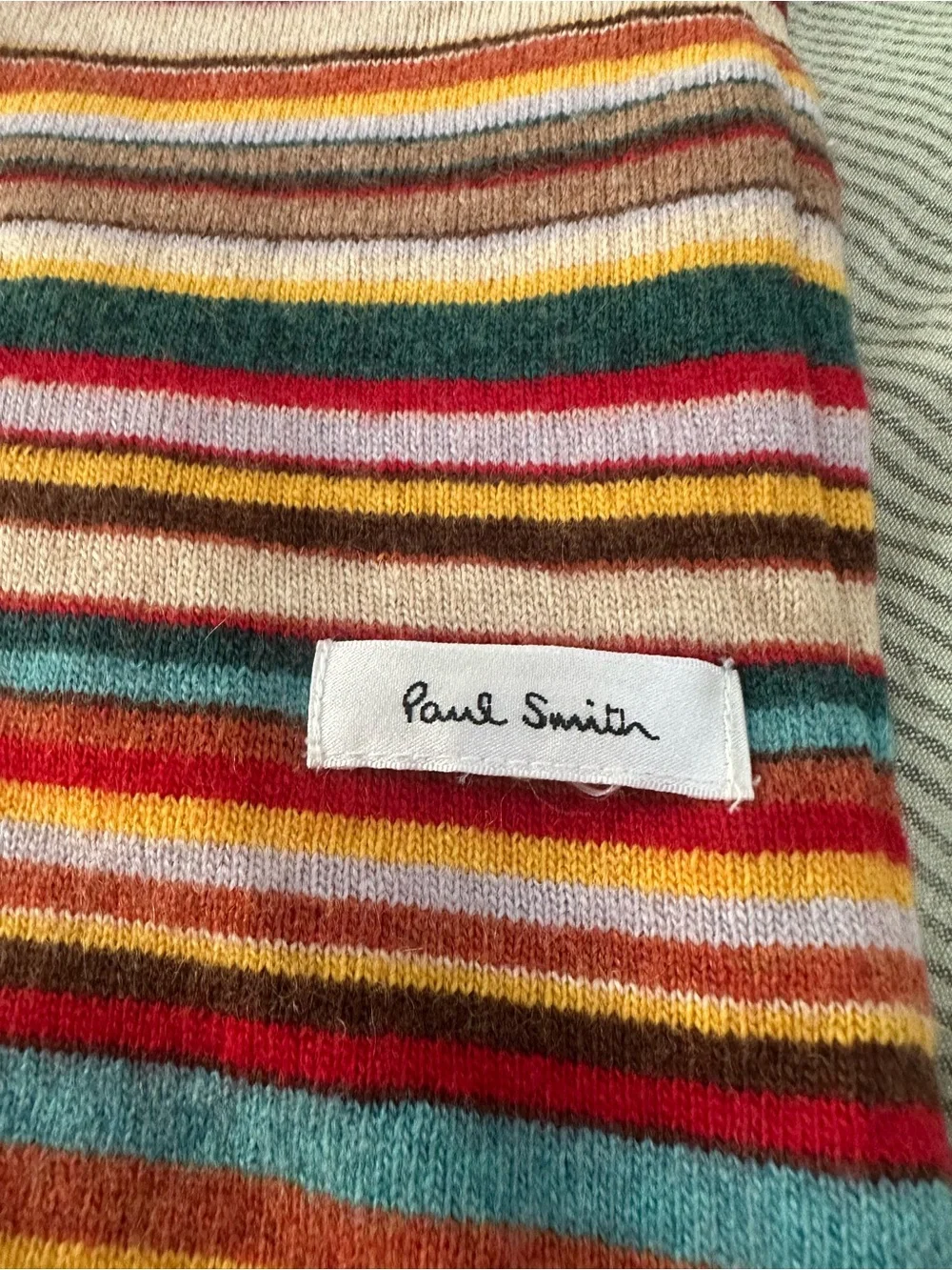 Paul Smith Multicolor Striped Scarf
